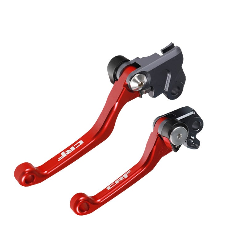 Adsspro Motorcycle Billet Foldable Brake Clutch Lever Handle CNC Aluminum Pivot for CRF150F CRF230F 2003-2020 CRF250F 2019-2022 CRF 230F 230 F 150F 150 250 250F Dirt Pit Bike Motocross Motorbike - Image 1